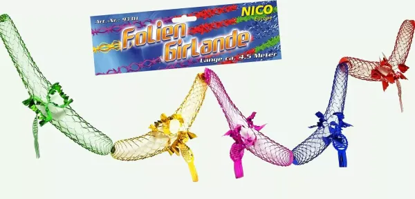 Folien-Girlanden, 4,5 m lang