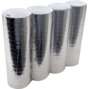 Luftschlangen, Silber Metallic, 4er-Pack., 4/18er